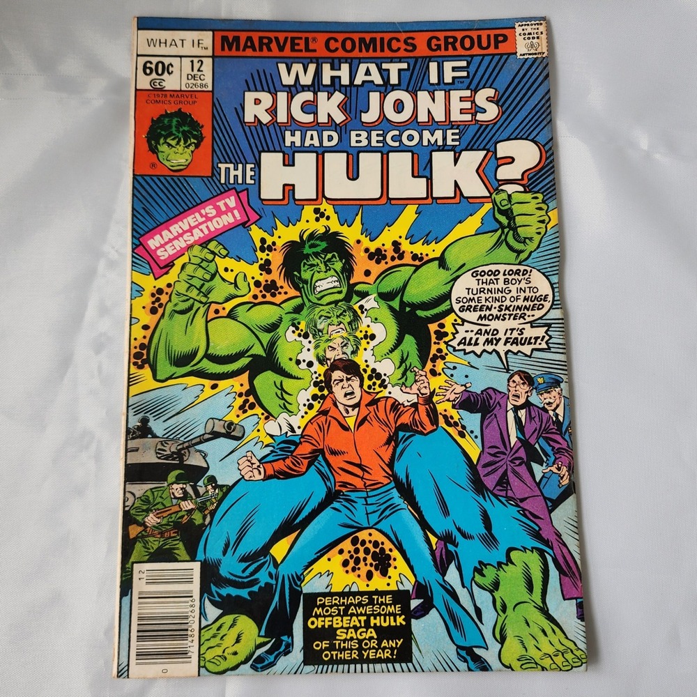 What If Rick Jones Had Become The Hulk? Marvel Comic Book 1978 Issue #12